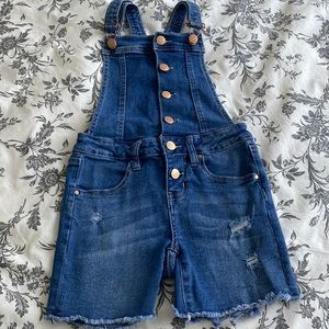 Denim overalls, 7y,